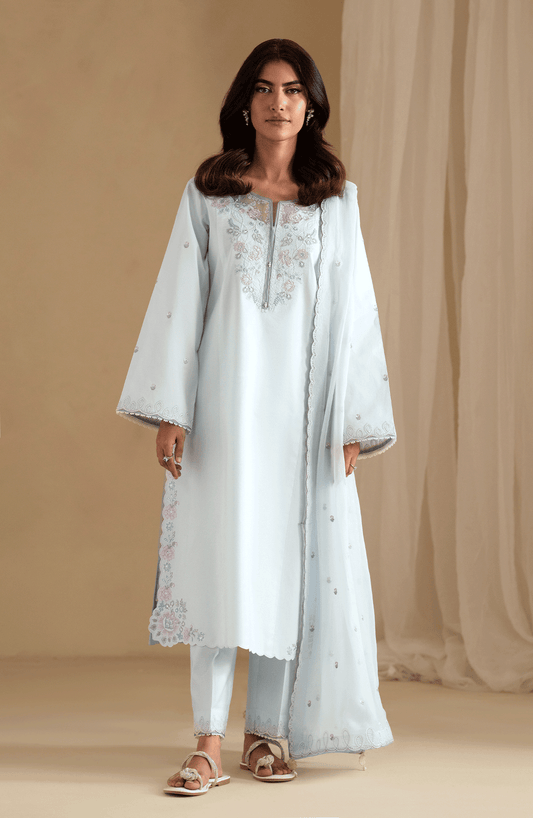Seran | Luxury Pret | DELYRA - 3 pc - Pakistani Designer Dress - by Seran - Type : Ladies Clothes - 100% Original at Saira Sultan