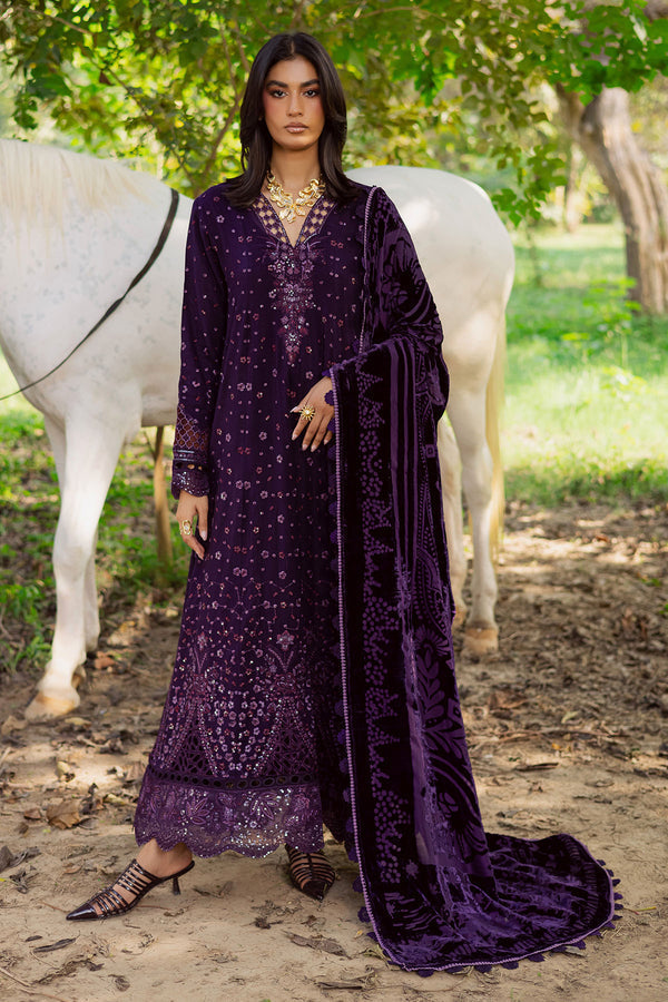 Nureh | Exclusive Leather Peach | NE-187 by Nureh - Designer Dress  - Type : Ladies Clothes - Available at Saira Sultan - 100% Original 