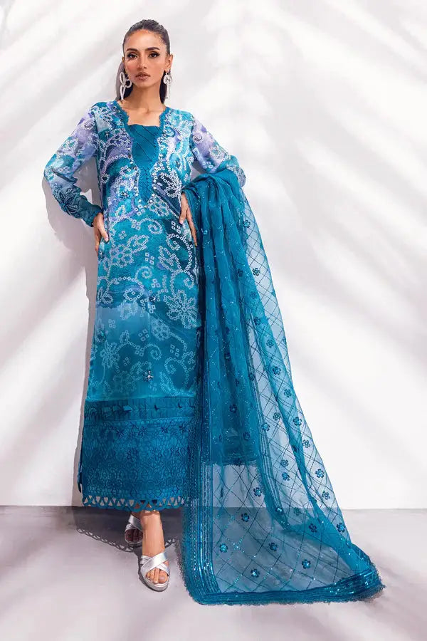 Nureh | Ballerina Formals | Blue Charm - Pakistani Designer Dress - by Nureh | Type: Formal - 100% Original at Saira Sultan