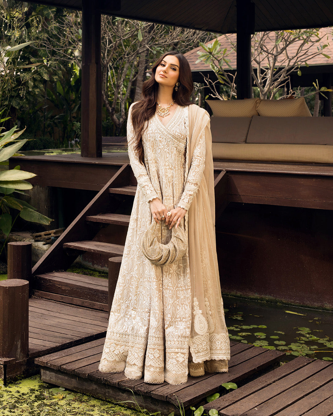 Faiza Saqlain | Zinnia Lawn 25 | Ilima XS Off White Lawn