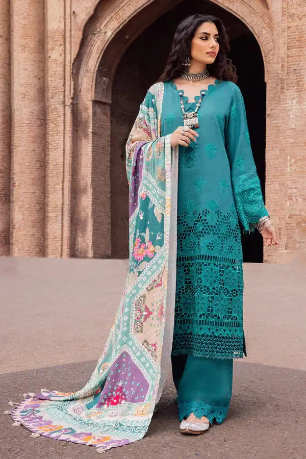 Nureh | Bazaar Lawn | NE-51 - Pakistani Designer Dress - by Nureh | Type: Luxury - 100% Original at Saira Sultan