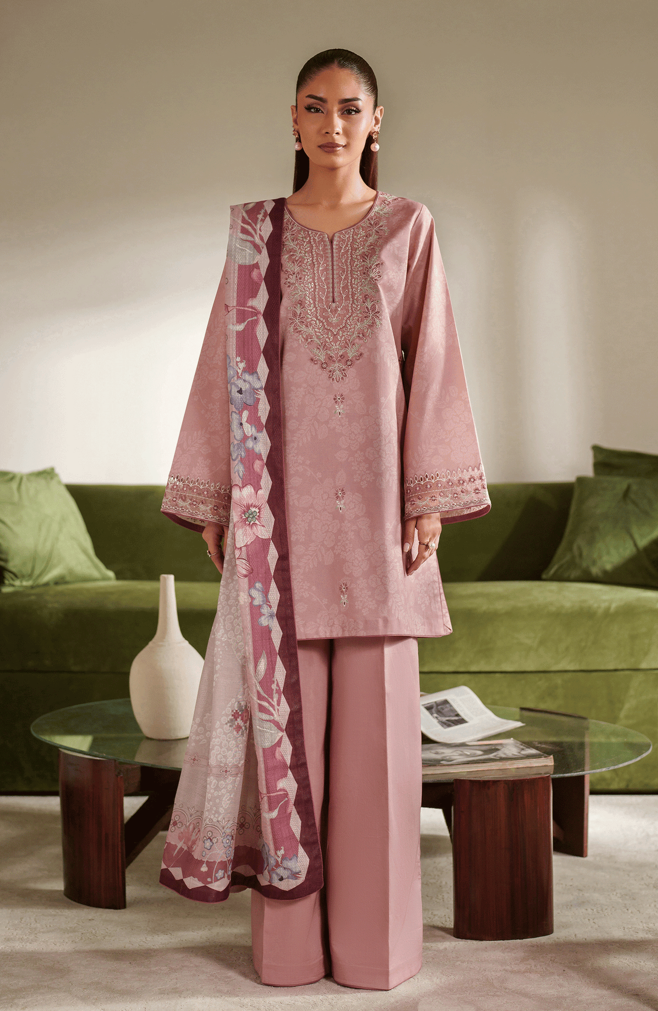 Seran | Ilara Cambric | ELANORA - Pakistani Designer Dress - by Seran - Type : Ladies Clothes - 100% Original at Saira Sultan