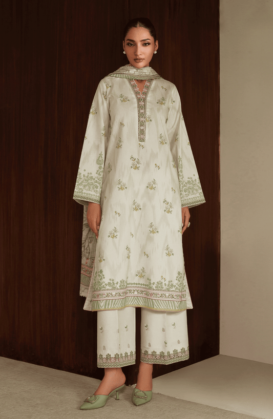 Seran | Ilara Cambric | ELVERRA - Pakistani Designer Dress - by Seran - Type : Ladies Clothes - 100% Original at Saira Sultan