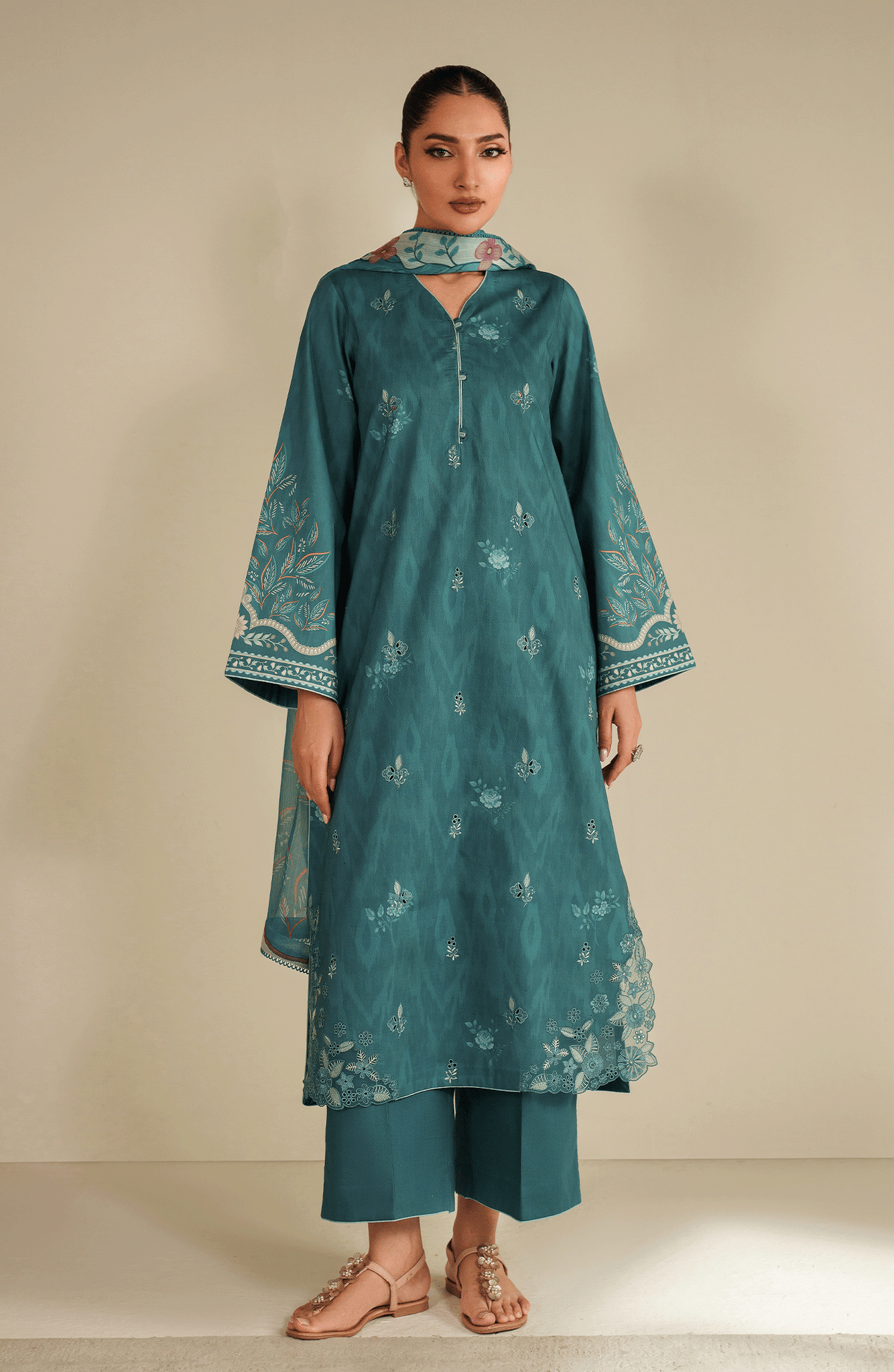 Seran | Ilara Cambric | CERINE - Pakistani Designer Dress - by Seran - Type : Ladies Clothes - 100% Original at Saira Sultan