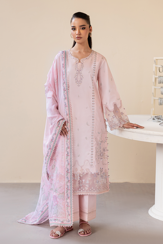 Seran | Nayab Eid Lawn | RANIA XS Light Pink Lawn