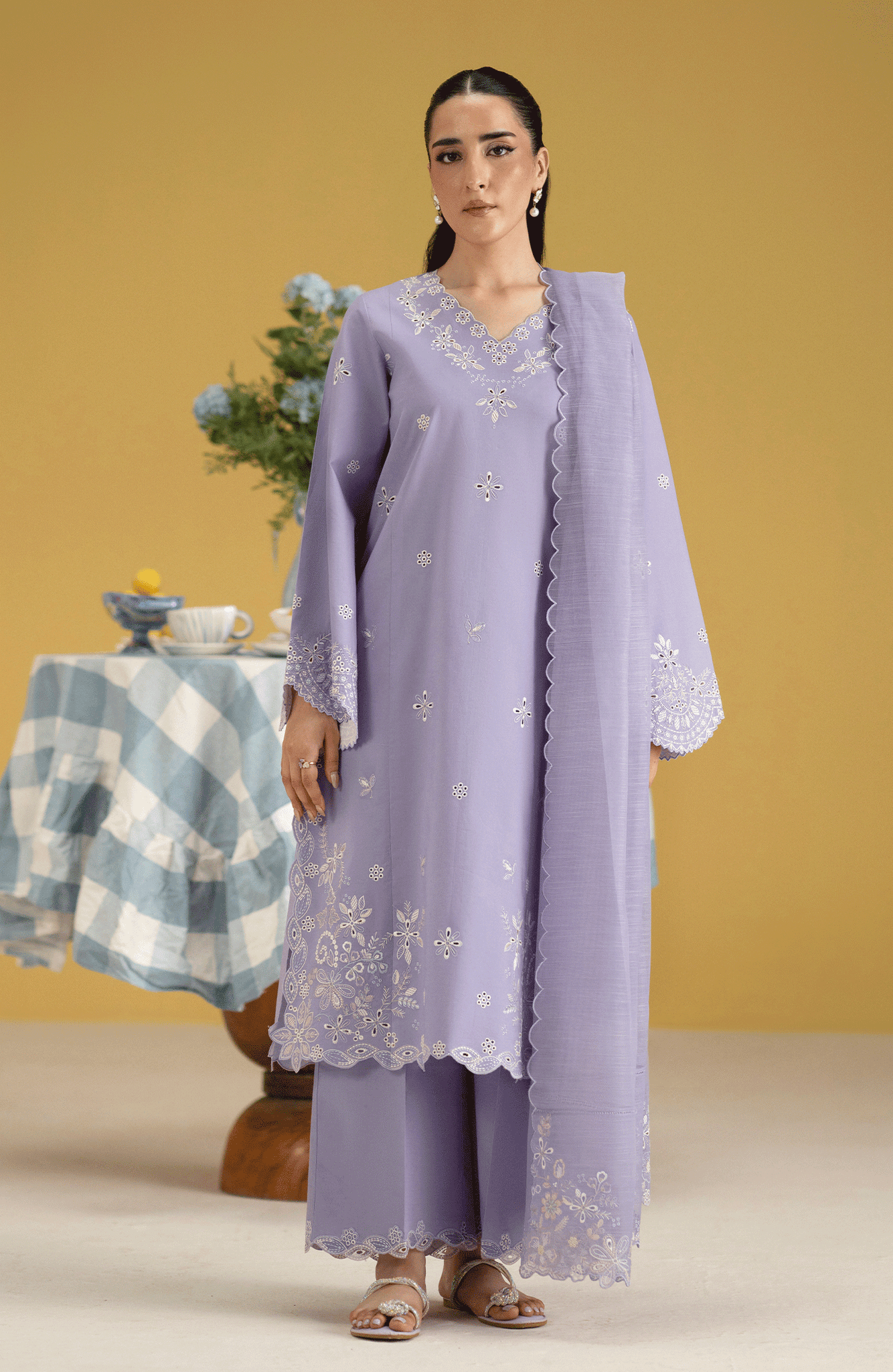 Seran | Luxury Pret | LIGIA - 3pc - Pakistani Designer Dress - by Seran - Type : Ladies Clothes - 100% Original at Saira Sultan
