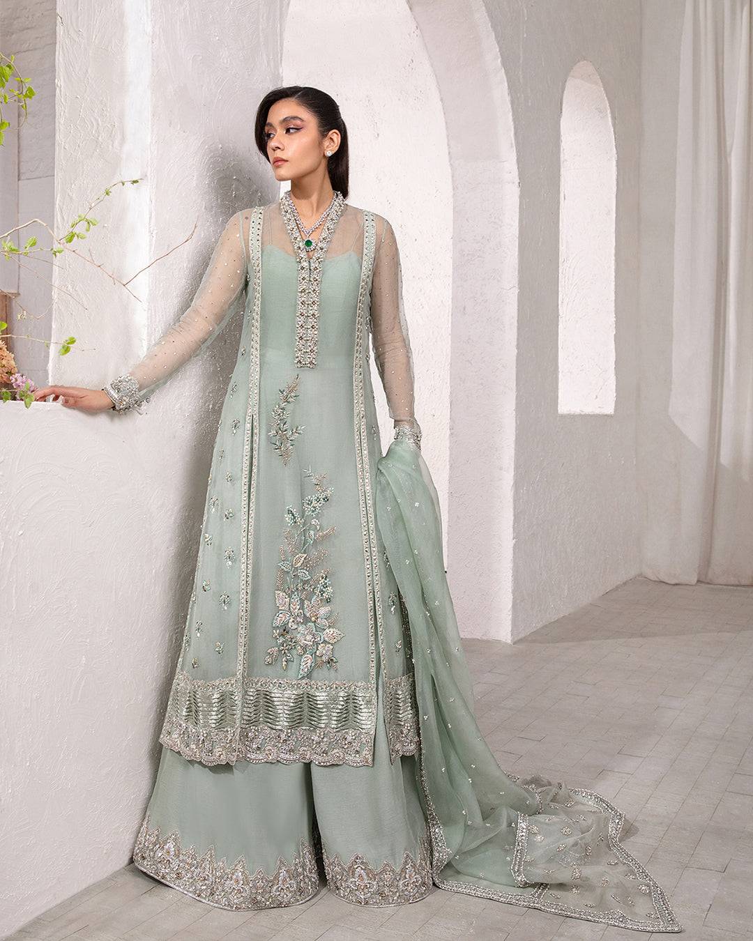 Faiza Saqlain | Lenora Luxury Pret | Marvela - Pakistani Designer Dress - by Faiza Saqlain | Type: Formal - 100% Original at Saira Sultan