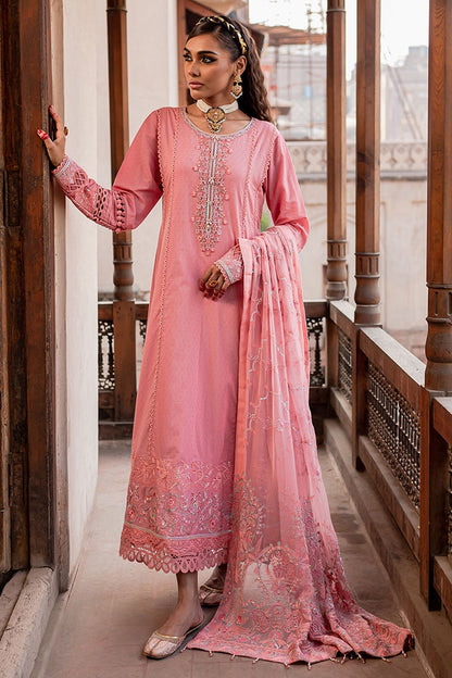 Nureh | Lawn Jacquard | NS-76 S Pink Jacquard Lawn