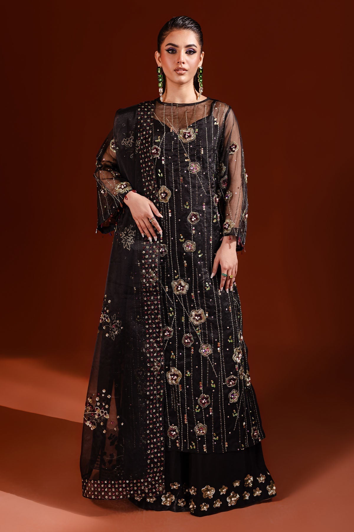 Nureh | Tiny Twinkles | NP-485 - Pakistani Designer Dress - by Nureh | Type: Formal - 100% Original at Saira Sultan