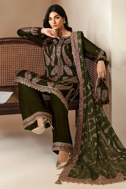 Jazmin | Velvet Edit 24 | Velvet Formal VF-2023 - Pakistani Designer Dress - by Jazmin | Type: Formal - 100% Original at Saira Sultan