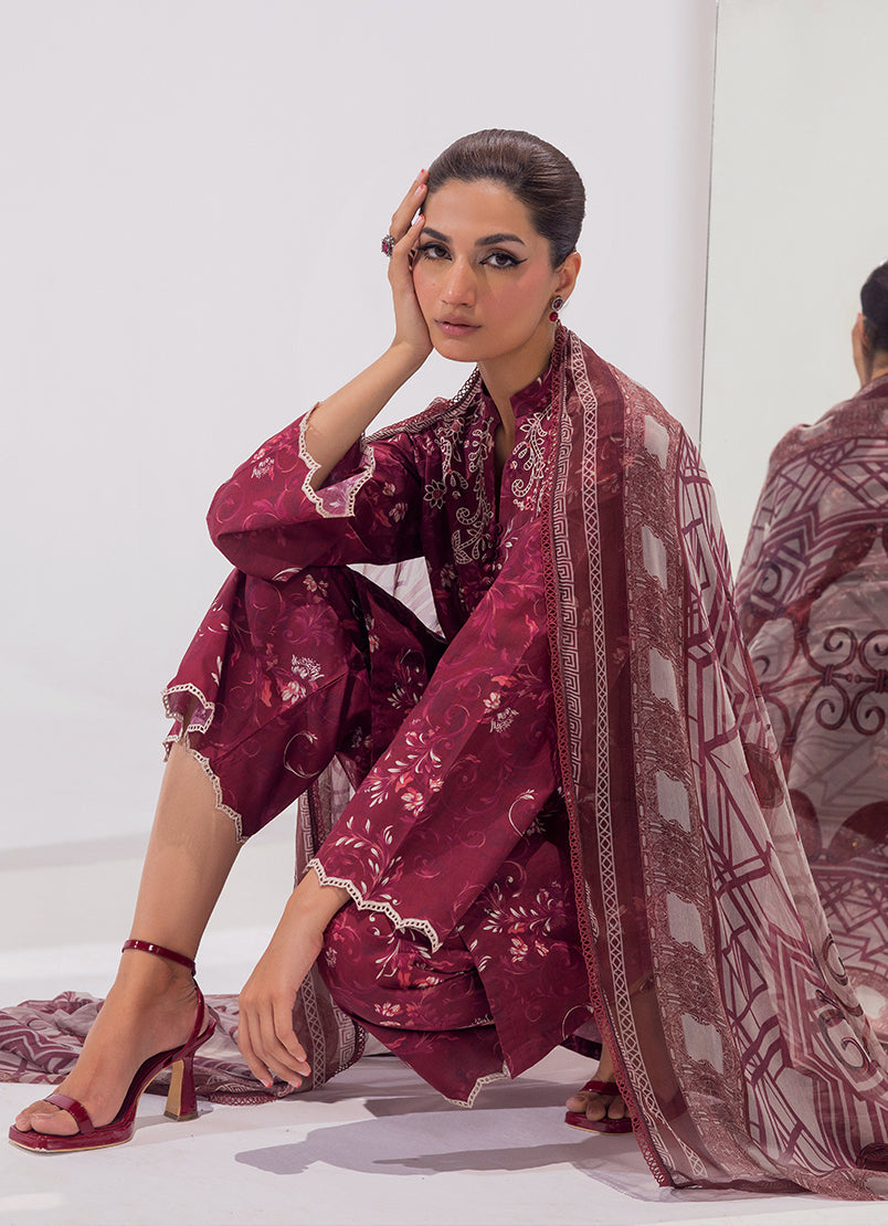 Image | Spring Basics 25 | IMPRSS-214009-12484 XL Maroon Cotton