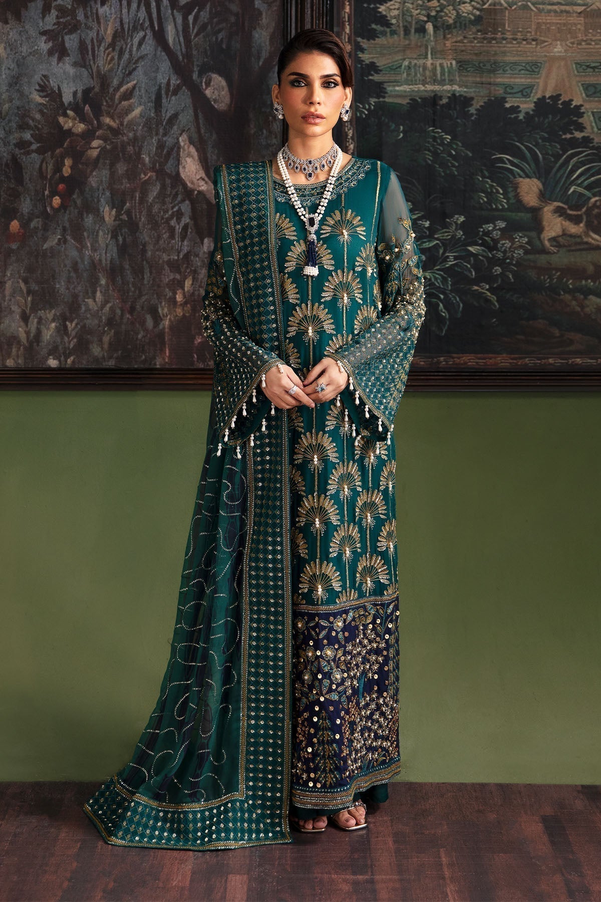 Nureh | Elanora Formal 24 | NEL-36 - Pakistani Designer Dress - by Nureh | Type: Formal - 100% Original at Saira Sultan