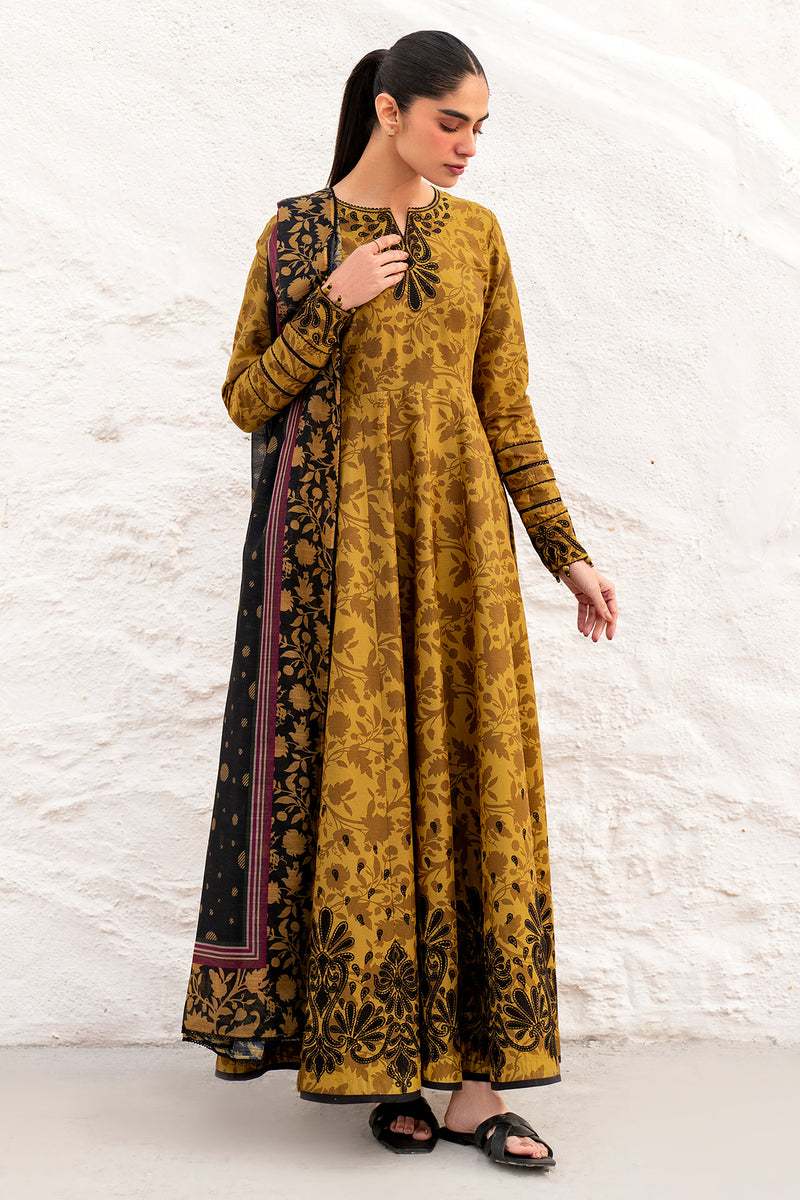 Jazmin | Ready to Wear 25 | RTW - 1176 L Mustard Yellow Lawn