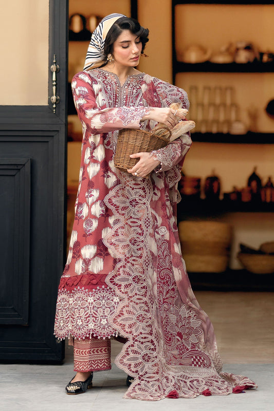 Nureh | Glam Girl Lawn | GL-20 XS Candy Pink Crepe