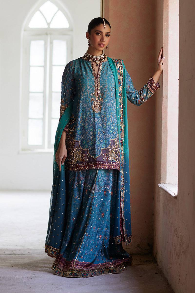Mina Hassan | Formal Dholki Collection | Leela - Pakistani Designer Dress - by Mina Hassan | Type: Ladies Clothes - 100% Original at Saira Sultan