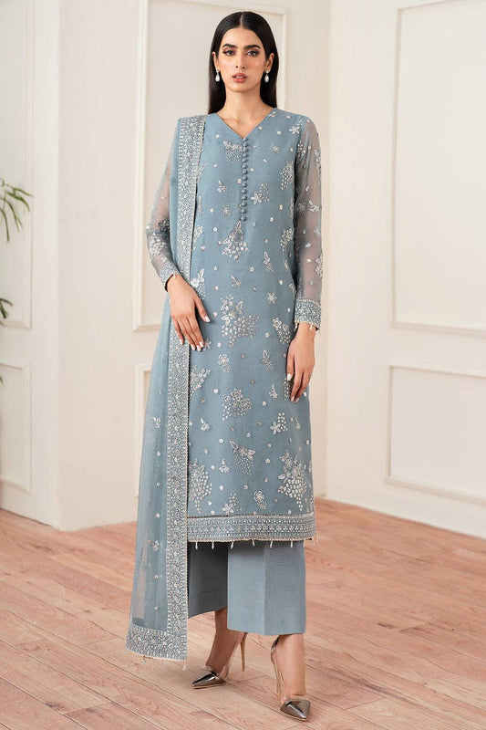 Farasha | Essence Formals 25 | Aqua Bliss - Pakistani Designer Dress - by Farasha - Type : Ladies Clothes - 100% Original at Saira Sultan
