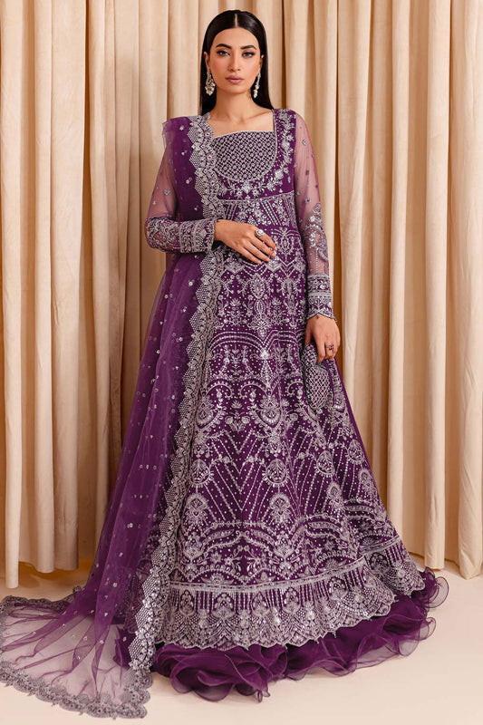 Farasha | Lumiere Formals | Plum Passion - Pakistani Designer Dress - by Farasha | Type: Bridal - 100% Original at Saira Sultan
