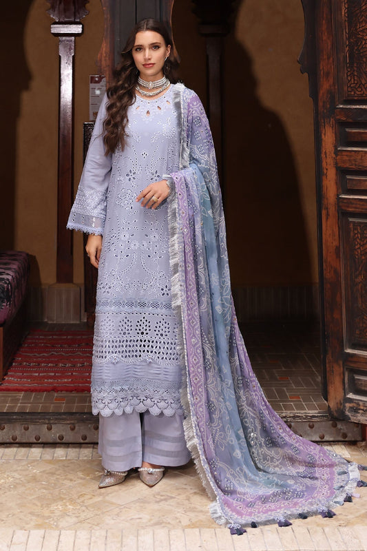 Nureh | Bazaar Lawn 25 | NE-108 XS Light Lavender Lawn