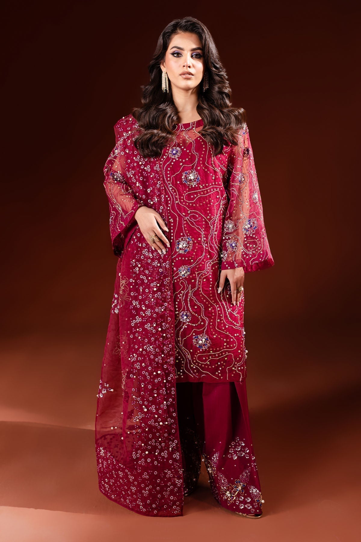 Nureh | Tiny Twinkles | NP-469 - Pakistani Designer Dress - by Nureh | Type: Formal - 100% Original at Saira Sultan