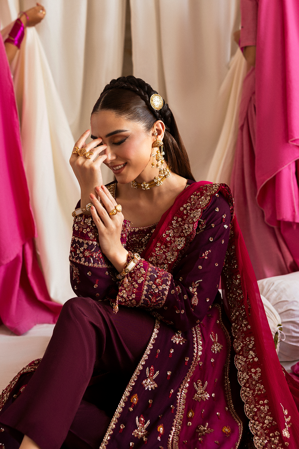 Emaan Adeel I The Empress Wedding Formals I AVORIA - Pakistani Designer Dress - by Emaan Adeel - Type : Ladies Clothes - 100% Original at Saira Sultan