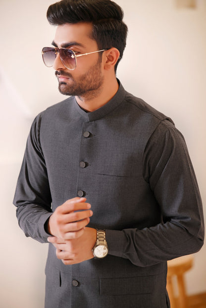TGM | Men Fancy Wedding | Gun Powder (3 Piece) Large