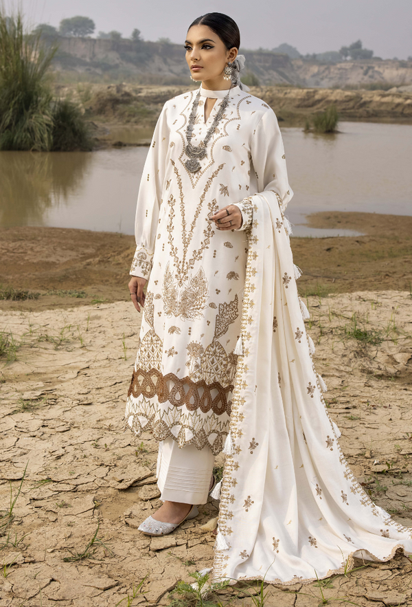 Humdum I Sierra Wool I D01 - Pakistani Designer Dress - by Humdum - Type : Ladies Clothes - 100% Original at Saira Sultan