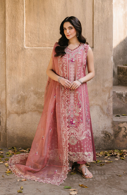 Fiona | Sarang Lawn 25 | Dilara XS Pink Lawn