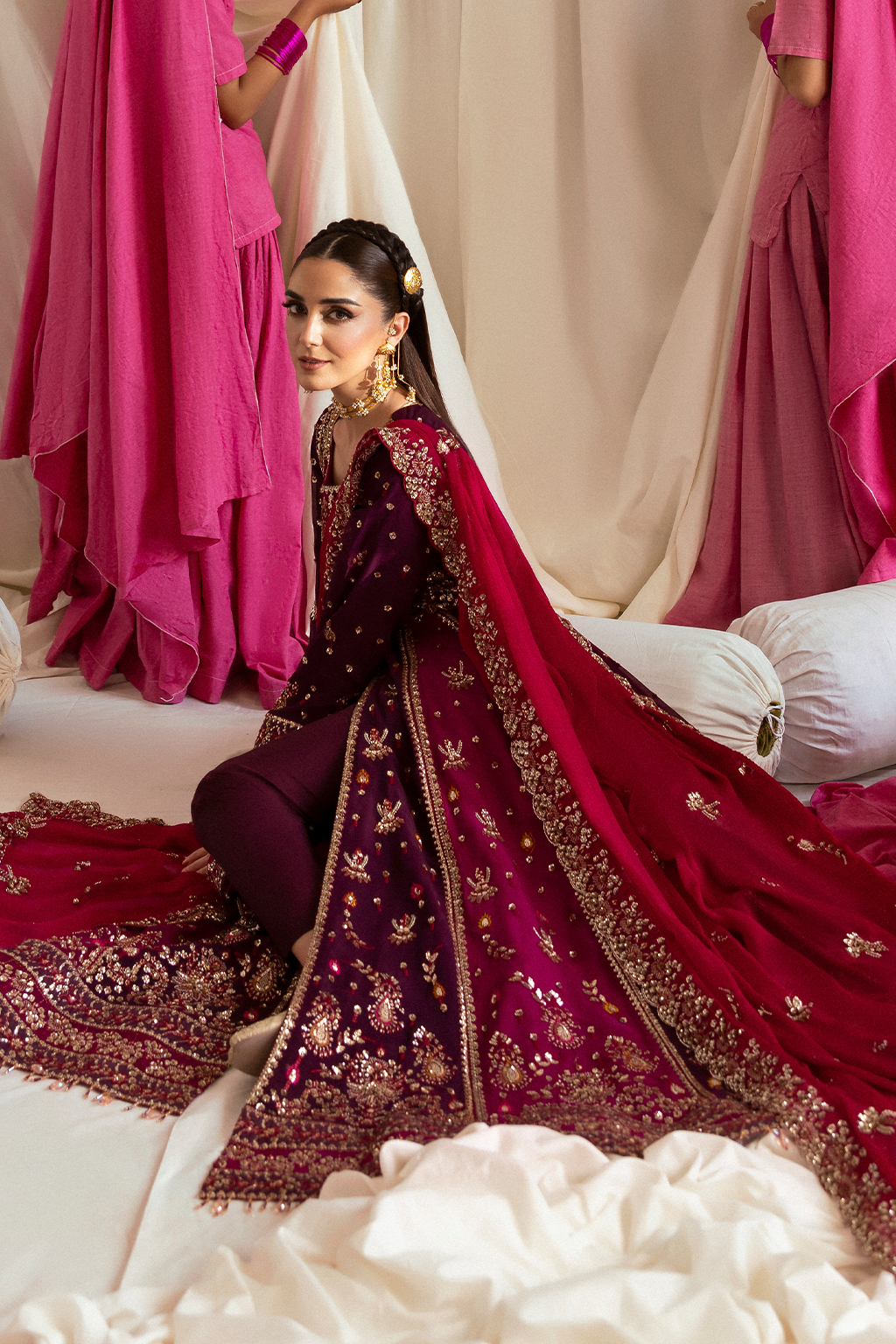 Emaan Adeel I The Empress Wedding Formals I AVORIA - Pakistani Designer Dress - by Emaan Adeel - Type : Ladies Clothes - 100% Original at Saira Sultan
