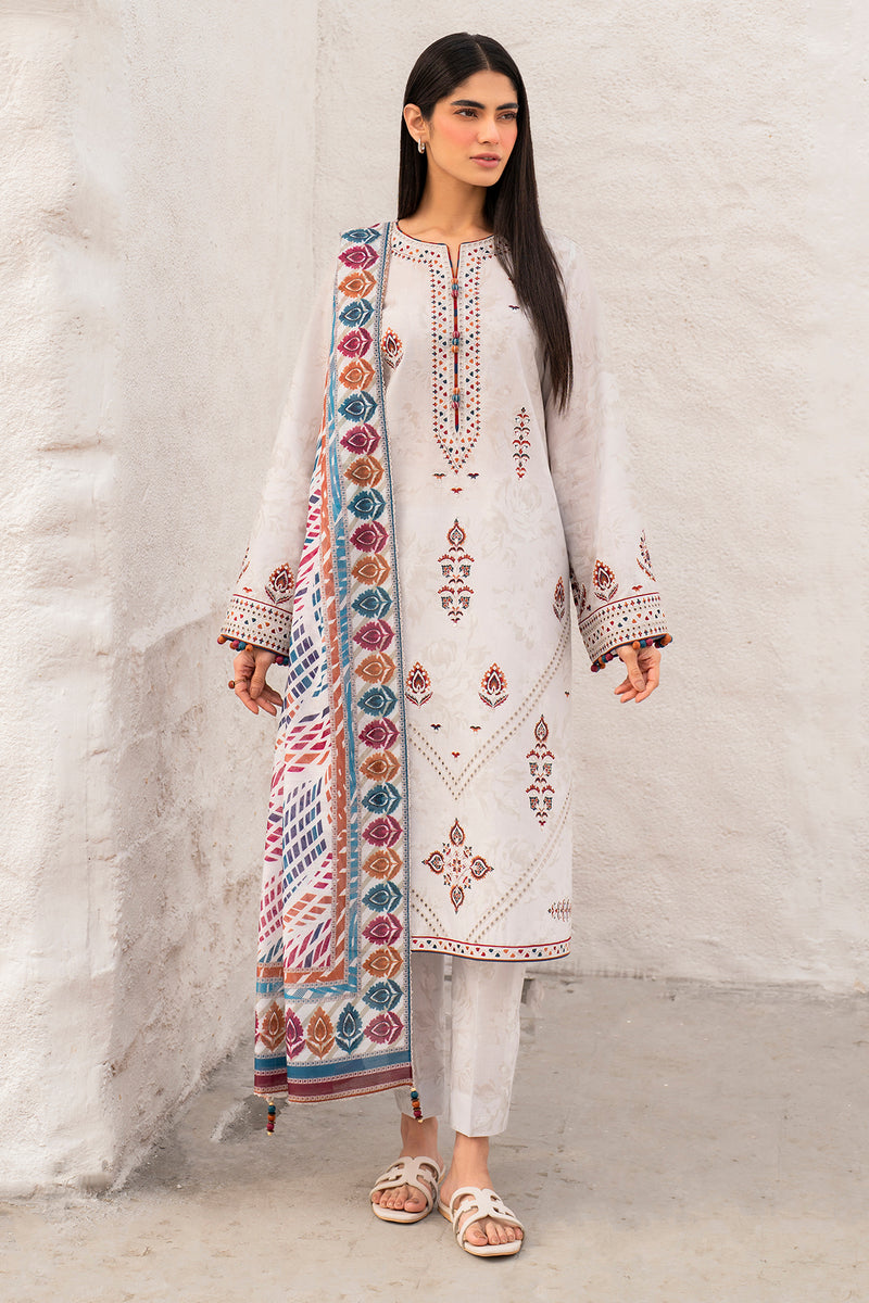 Jazmin | Summer Lawn 25 | USE-9126 XS Off White Lawn