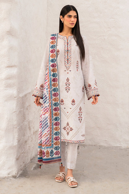 Jazmin | Summer Lawn 25 | USE-9126 XS Off White Lawn