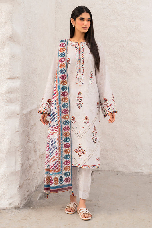 Jazmin | Summer Lawn 25 | USE-9126 XS Off White Lawn