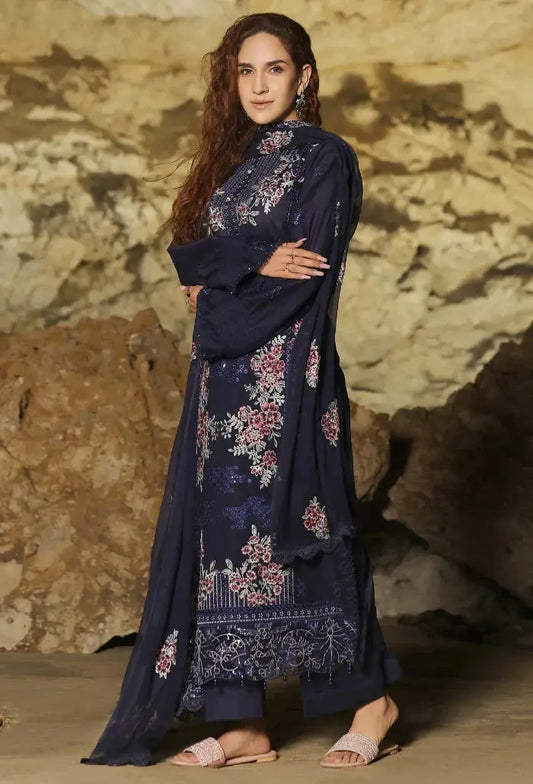 Humdum | Afsoon Lawn 24 | D08 - Pakistani Designer Dress - by HumDum | Type: Luxury - 100% Original at Saira Sultan