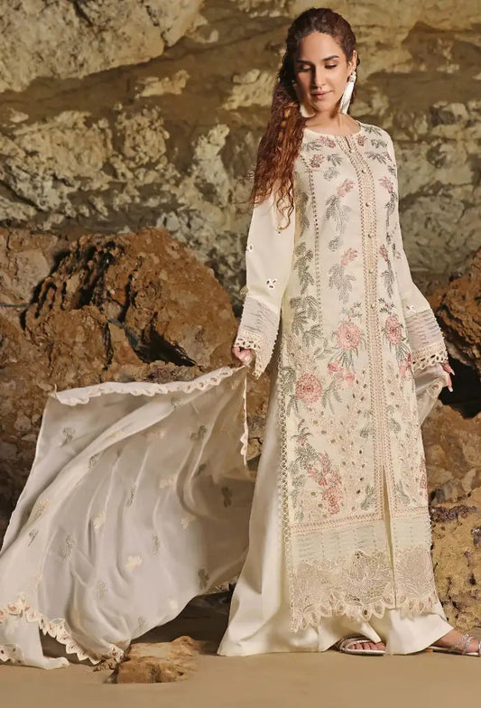Humdum | Afsoon Lawn 24 | D07 - Pakistani Designer Dress - by HumDum | Type: Luxury - 100% Original at Saira Sultan