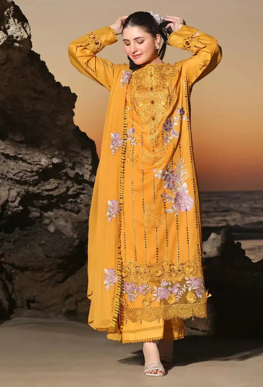 Humdum | Afsoon Lawn 24 | D06 - Pakistani Designer Dress - by HumDum | Type: Luxury - 100% Original at Saira Sultan