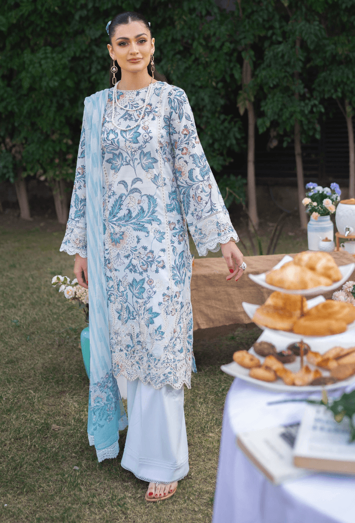 Humdum | Gardenia Lawn 24 |Printkari Lawn - PLG 08 - Pakistani Designer Dress - by HumDum | Type: Luxury - 100% Original at Saira Sultan