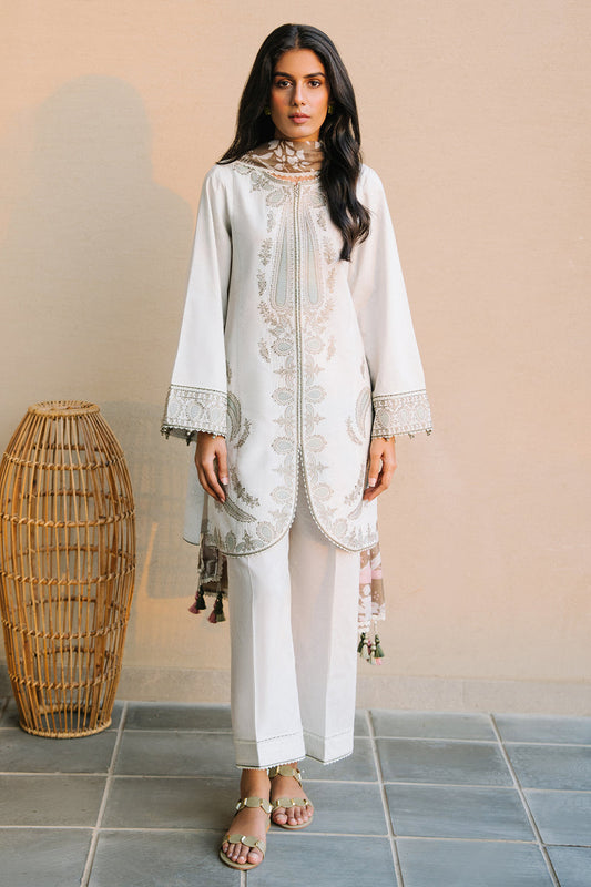Jazmin | Summer Lawn 25 | USE-9142 XS White Lawn