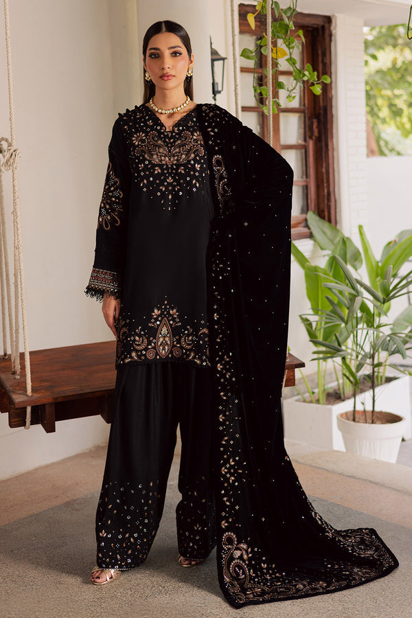 Nureh | Exclusive Leather Peach | NE-202 by Nureh - Designer Dress  - Type : Ladies Clothes - Available at Saira Sultan - 100% Original 