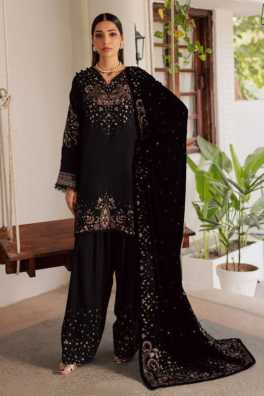 Nureh | Exclusive Leather Peach | NE-202 by Nureh - Designer Dress  - Type : Ladies Clothes - Available at Saira Sultan - 100% Original 