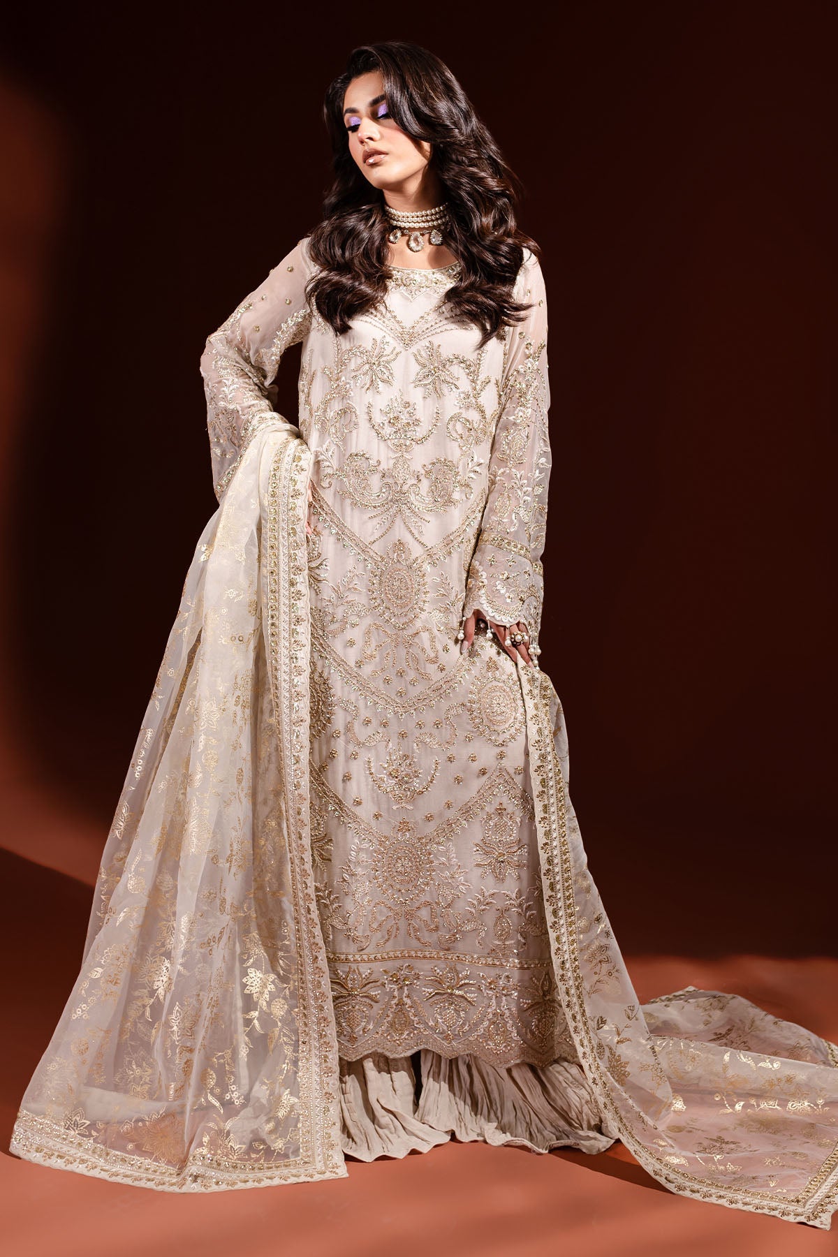 Nureh | Fancy Formals | NP-473 - Pakistani Designer Dress - by Nureh | Type: Formal - 100% Original at Saira Sultan