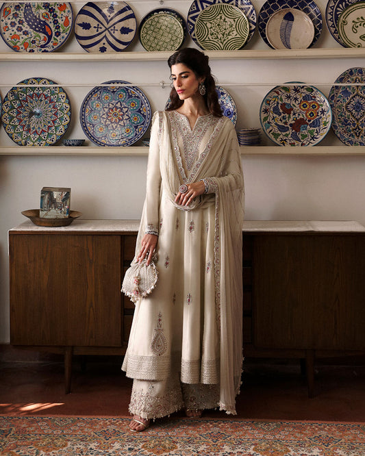 Faiza Saqlain | Mehermah Luxe Formals | Sabina - Pakistani Designer Dress - by Faiza Saqlain | Type: Formal - 100% Original at Saira Sultan