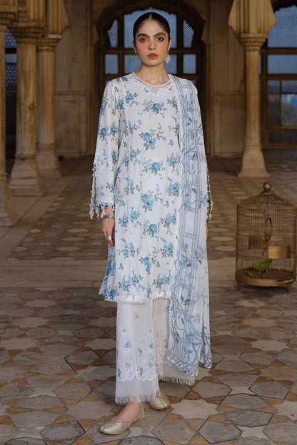 Cross Stitch | Eid Lawn Edit 25 | SUMMER MELODY XS White Lawn