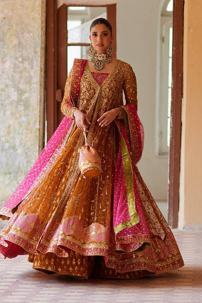 Mina Hassan | Formal Dholki Collection | Nour - Pakistani Designer Dress - by Mina Hassan | Type: Ladies Clothes - 100% Original at Saira Sultan