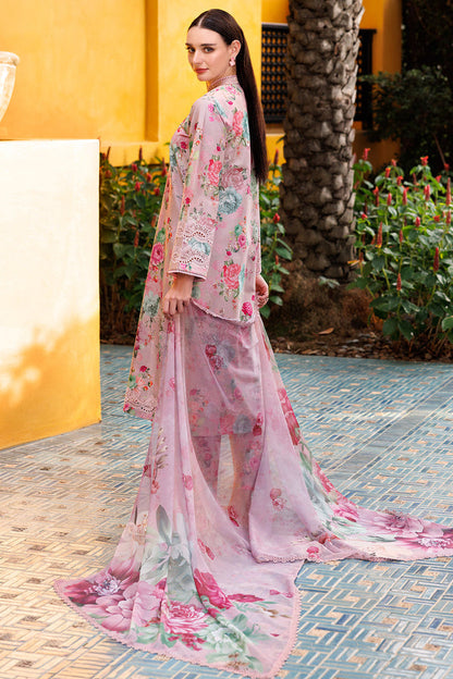 Farasha | Printed Essentials | Spring Muse S Pink Lawn