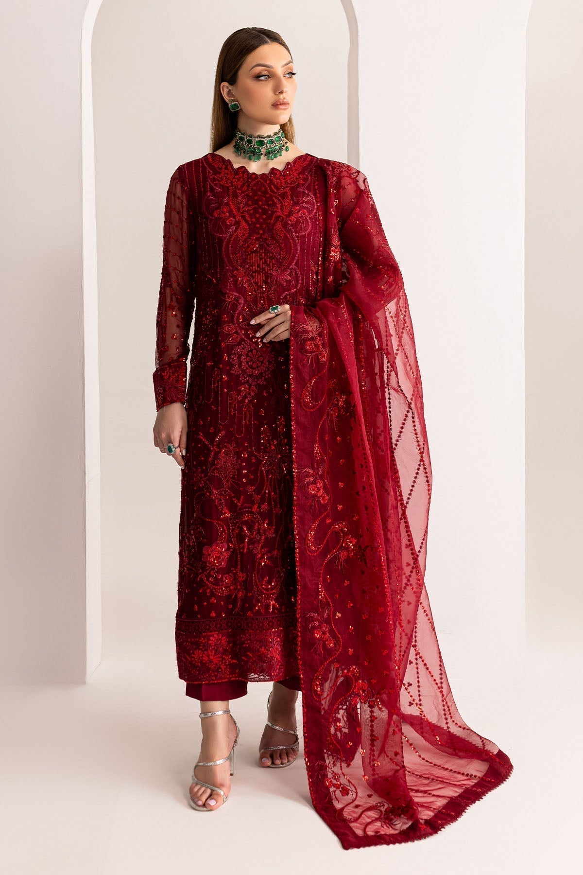Nureh | Fancy Formals | NP-516 - Pakistani Designer Dress - by Nureh | Type: Formal - 100% Original at Saira Sultan