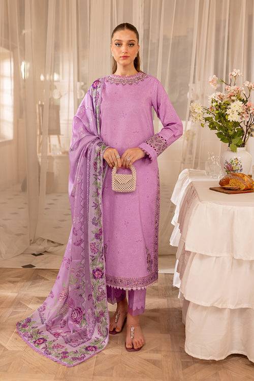 Farasha | Seraya Lawn 24 | VOILET - Pakistani Designer Dress - by Farasha | Type: Luxury - 100% Original at Saira Sultan
