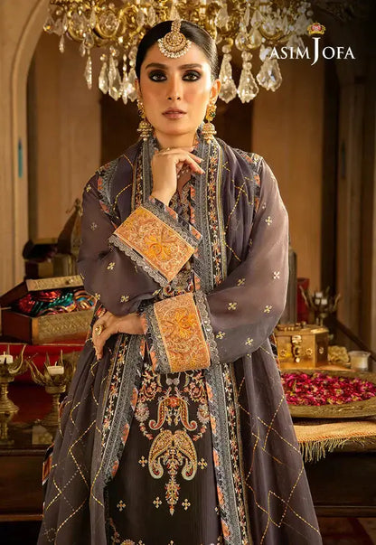 Asim Jofa | Velvet Festive 23 | AJVF-04 - Pakistani Designer Dress - by Asim Jofa | Type: Formal - 100% Original at Saira Sultan