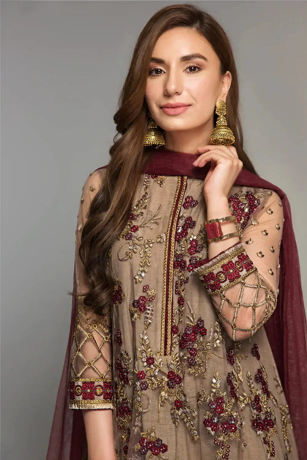 Baroque | Formals Collection | UF-14 - Pakistani Designer Dress - by Baroque | Type: Formal - 100% Original at Saira Sultan