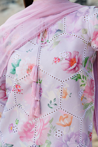 Farasha | Printed Essentials | Rosy Glem M Soft Lilac Lawn