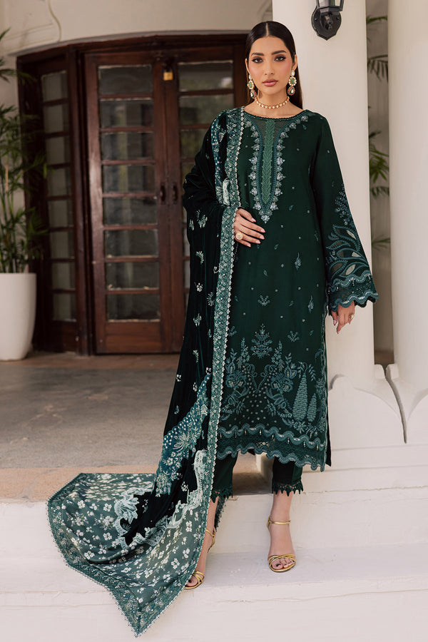 Nureh | Exclusive Leather Peach | NE-199 by Nureh - Designer Dress  - Type : Ladies Clothes - Available at Saira Sultan - 100% Original 