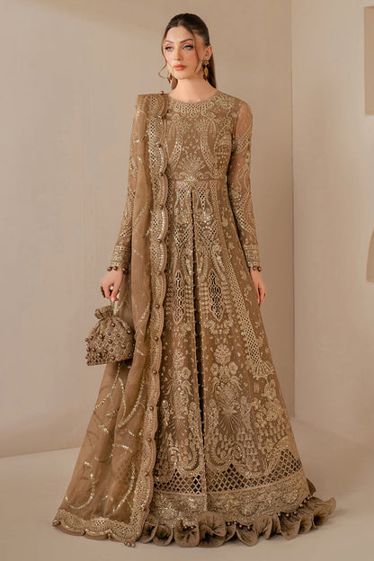 Jazmin | Wedding Formals | WF'25-04 XL Light Brown Chiffon